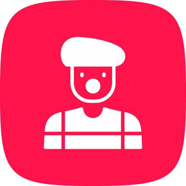 Avatar man simgesi, vektör illüstrasyonu