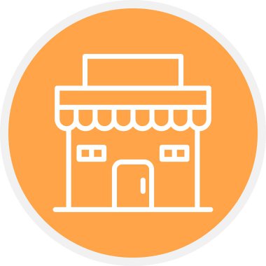 Satır Çemberi Basit Simge, Vektör İllüstrasyonunu Kaydet