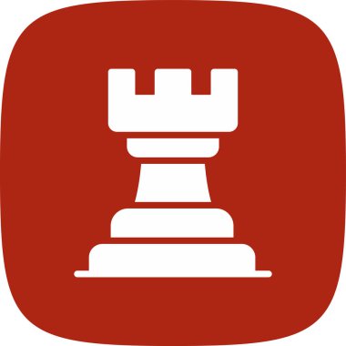 Satranç oyun simge vektör çizim