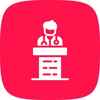 konuşma basit simgesini, vektör çizim