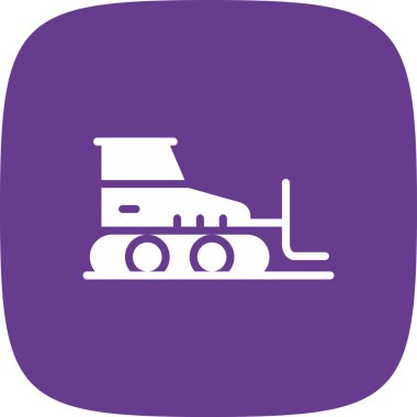 benzersiz tren vektör çizgisi simgesi