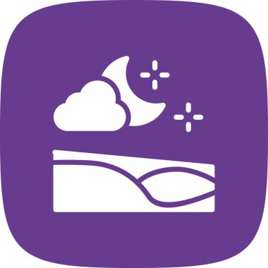 Bulut simgesi vektör illüstrasyonu