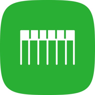 Modern b 'nin vektör illüstrasyonu eksik simgesi