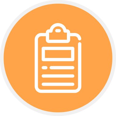 Pano Satırı Çemberi Basit Simge, Vektör Resimleri