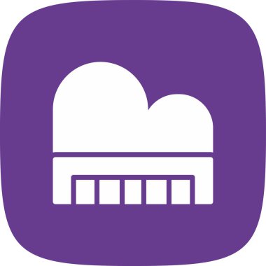 Büyük Piyano Simgesi, Vektör İllüstrasyonu