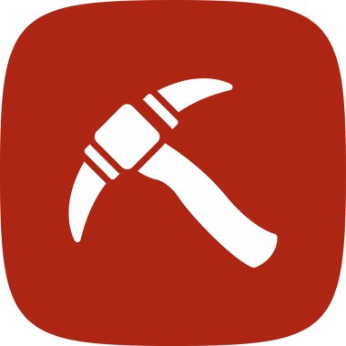 Kazma simgesi, vektör illüstrasyonu