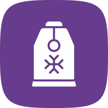 Cryonics Basit Simge, Vektör İllüstrasyonu