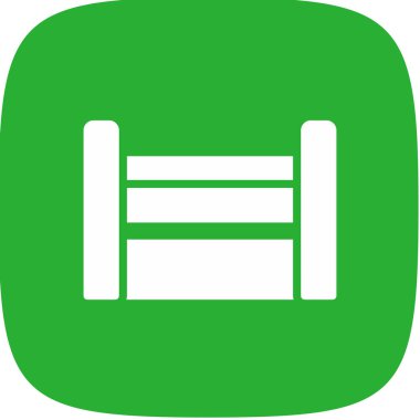 Yüzük basit simgesi, vektör çizim