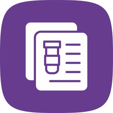 Kimya basit simgesi, vektör çizim