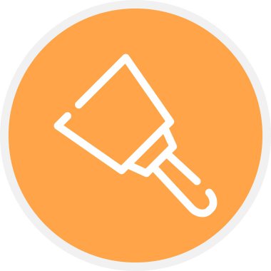 Boyama Çizgisi Çemberi Basit Simge, Vektör Resimleri