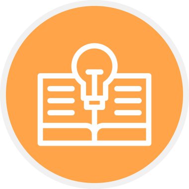 Büyüme Çizgisi Çemberi Basit Simge, Vektör Resimleri