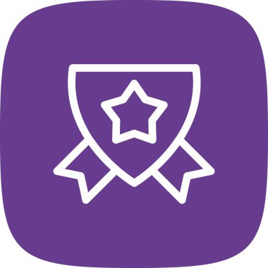 kurdele basit simgesi, vektör çizim