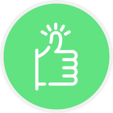 Satır Çemberi Simgesi, Vektör İllüstrasyonu gibi