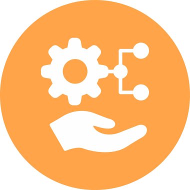 dişli simgesi vektör illüstrasyonu