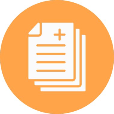 belge dosya vektör illüstrasyon simgesi