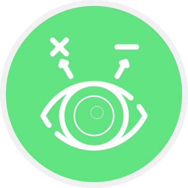 Stereo Vision Line Circle Basit Simge, Vektör Resimleri