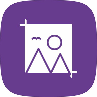 Basit simge, vektör çizimi