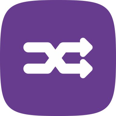 Basit Simge Karıştır, Vektör İllüstrasyonu