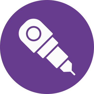 İnsülin Basit Simgesi, Vektör İllüstrasyonu