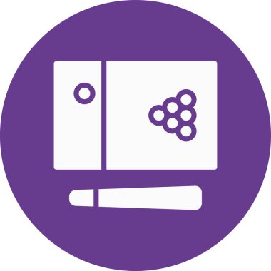 yiyecek web simgesi illüstrasyonu