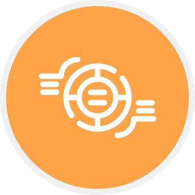 Temel Döngü Çizgisi Çemberi Basit Simge, Vektör Resimleri