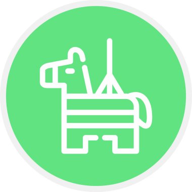 Piata Basit Simgesi, Vektör İllüstrasyonu