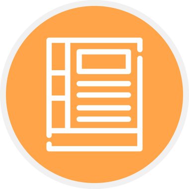 Rota Çizgisi Çemberi Basit Simge, Vektör ResmiComment