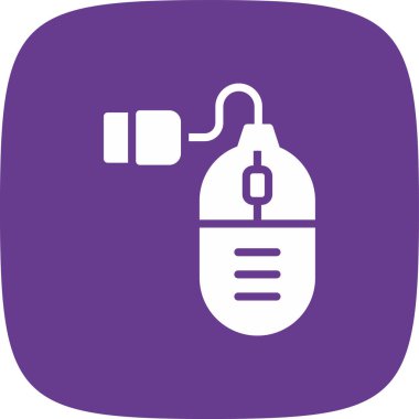 Fare basit simgesi, vektör illüstrasyonu