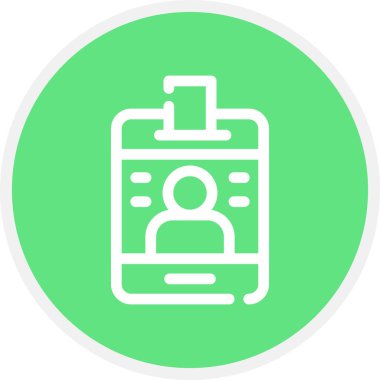 Kayak Geçidi Çemberi Basit Simge, Vektör Resimleri