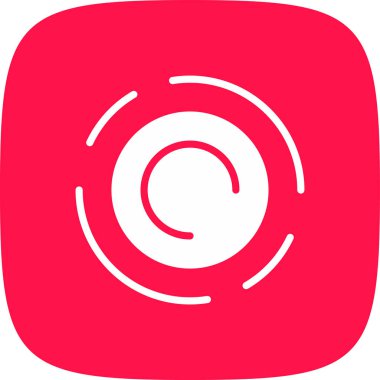 Kara Delik Simgesi, Vektör İllüstrasyonu