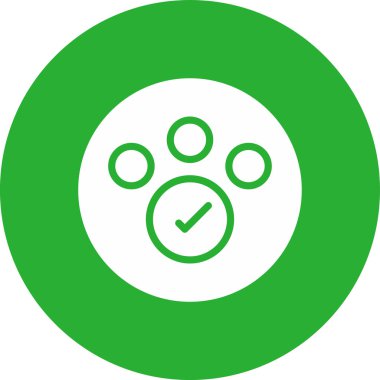 Simge, vektör illüstrasyonunu kontrol et