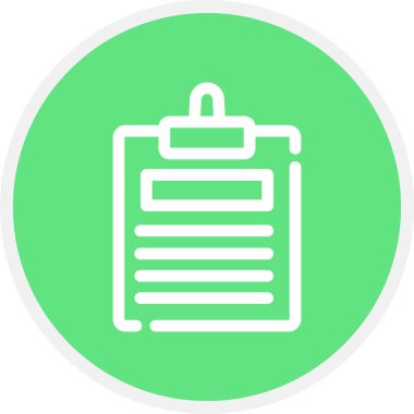 Pano Satırı Çemberi Basit Simge, Vektör Resimleri