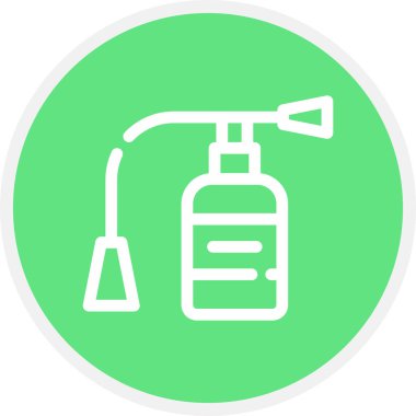 Söndürücü Satır Çemberi Basit Simge, Vektör Resimleri