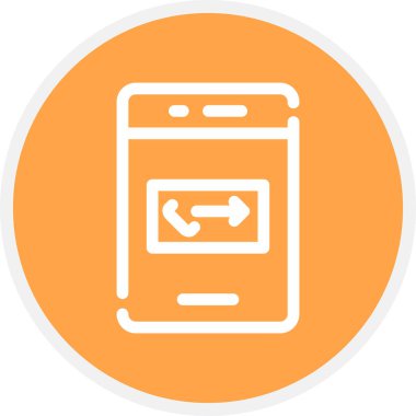 Eylem Satırı Çemberi Basit Simge, Vektör Resimleri Çemberi