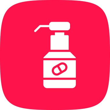 Şişe. Web simgesi basit illüstrasyon