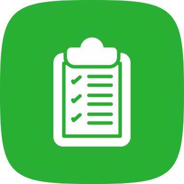 Not Defteri basit simgesi, vektör çizim