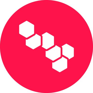 soyut altıgen simgesinin vektörü