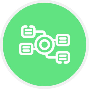 Hedef Satır Çemberi Basit Simge, Vektör Resimleri