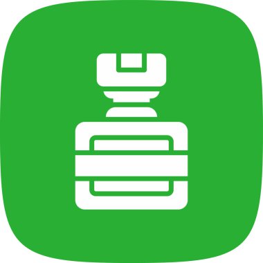 Parfüm basit simgesi, vektör çizim