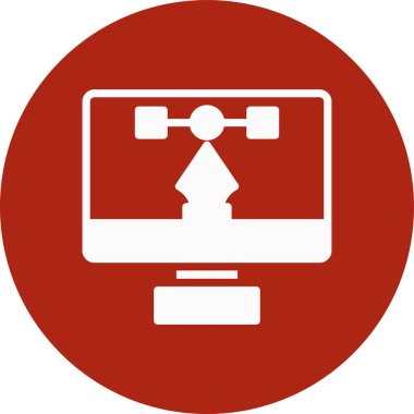 seo modern simgesinin vektör illüstrasyonu