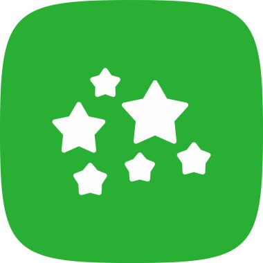 yıldız basit simgesi, vektör çizim