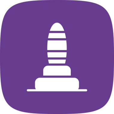 Basit kutsal kişilerin resmi, vektör çizim damga