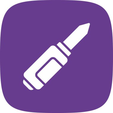 tornavida basit simgesi, vektör çizim