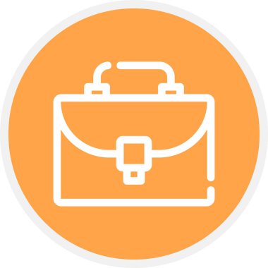 Kamera Torba Hattı Çemberi Basit Simge, Vektör Resimleri