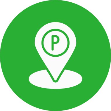 konum. Web simgesi basit illüstrasyon