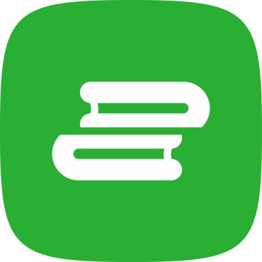 kitap basit simgesi, vektör çizim