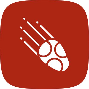 Kuyrukluyıldız Simgesi, Vektör İllüstrasyonu