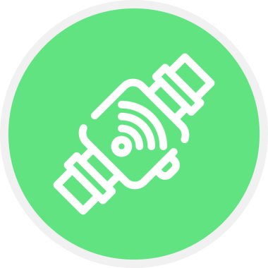 Smartwatch Satır Çemberi Basit Simge, Vektör Resimleri