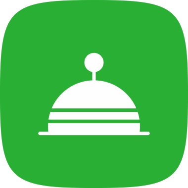 Tepsi Basit Simgesi, Vektör İllüstrasyonu