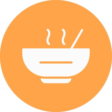 Yemek. Web simgesi basit illüstrasyon